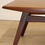Table basse scandinave en teck, 1960