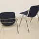 Pair of 2 vintage chairs DSC 106 by Giancarlo Piretti for Anonima Casteli 1965.Ref : Cat