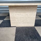 Travertine coffee table