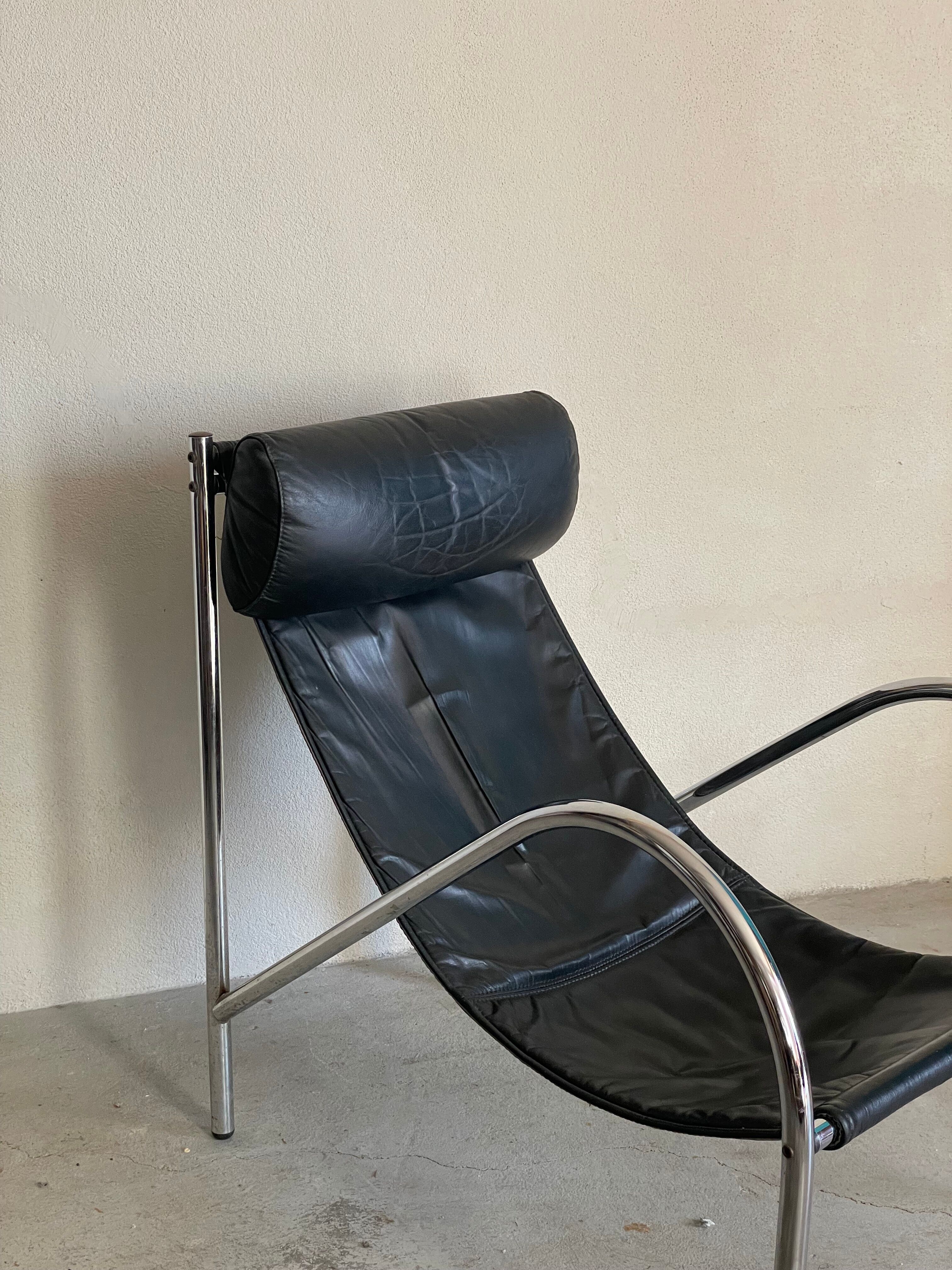Leather armchair