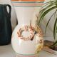Vase faïence Italie fait main vintage