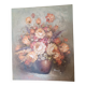 Bouquet de fleurs : Tableau ancien huile sur toile