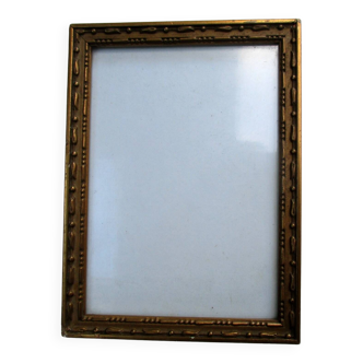 Old golden frame for subject of 105 x 145 m