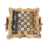 olive wood chess games with drawers