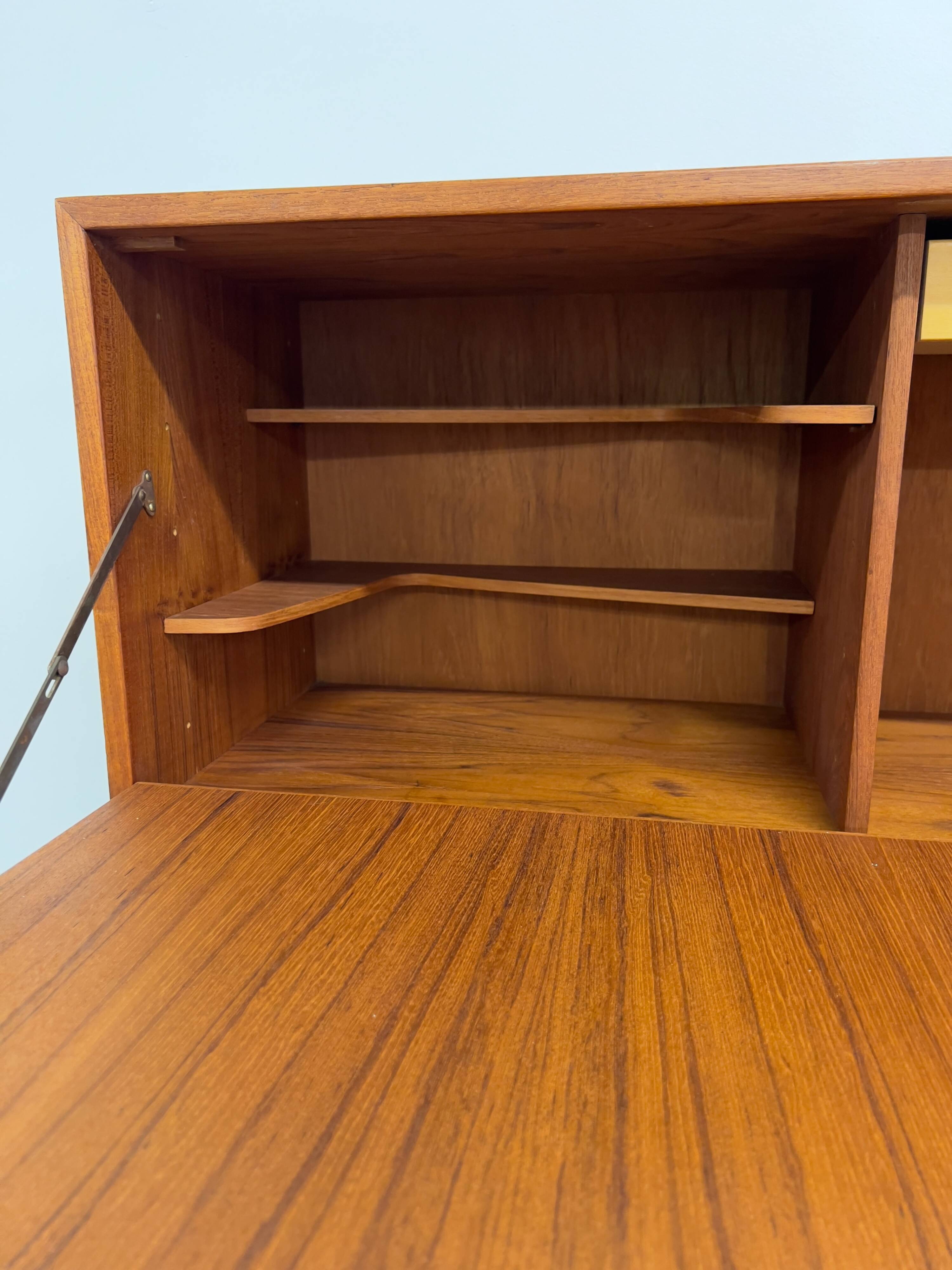 Teak Bar Cabinet By Kai Kristiansen For Feldballes, 1960s