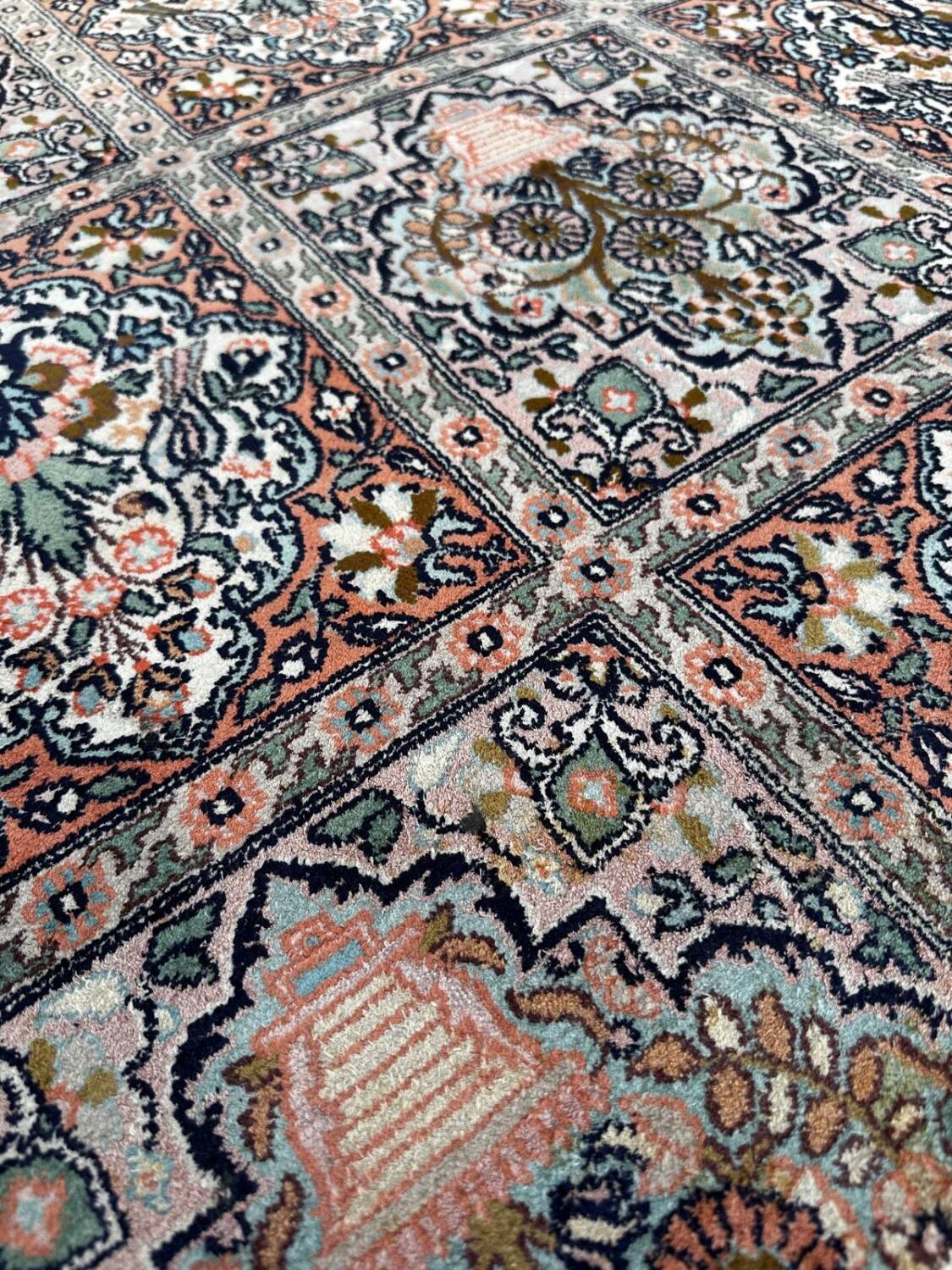 Indian silk rug