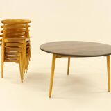 Heart dining set, designed by Hans Wegner for Fitz Hansen,  Denmark 1960s