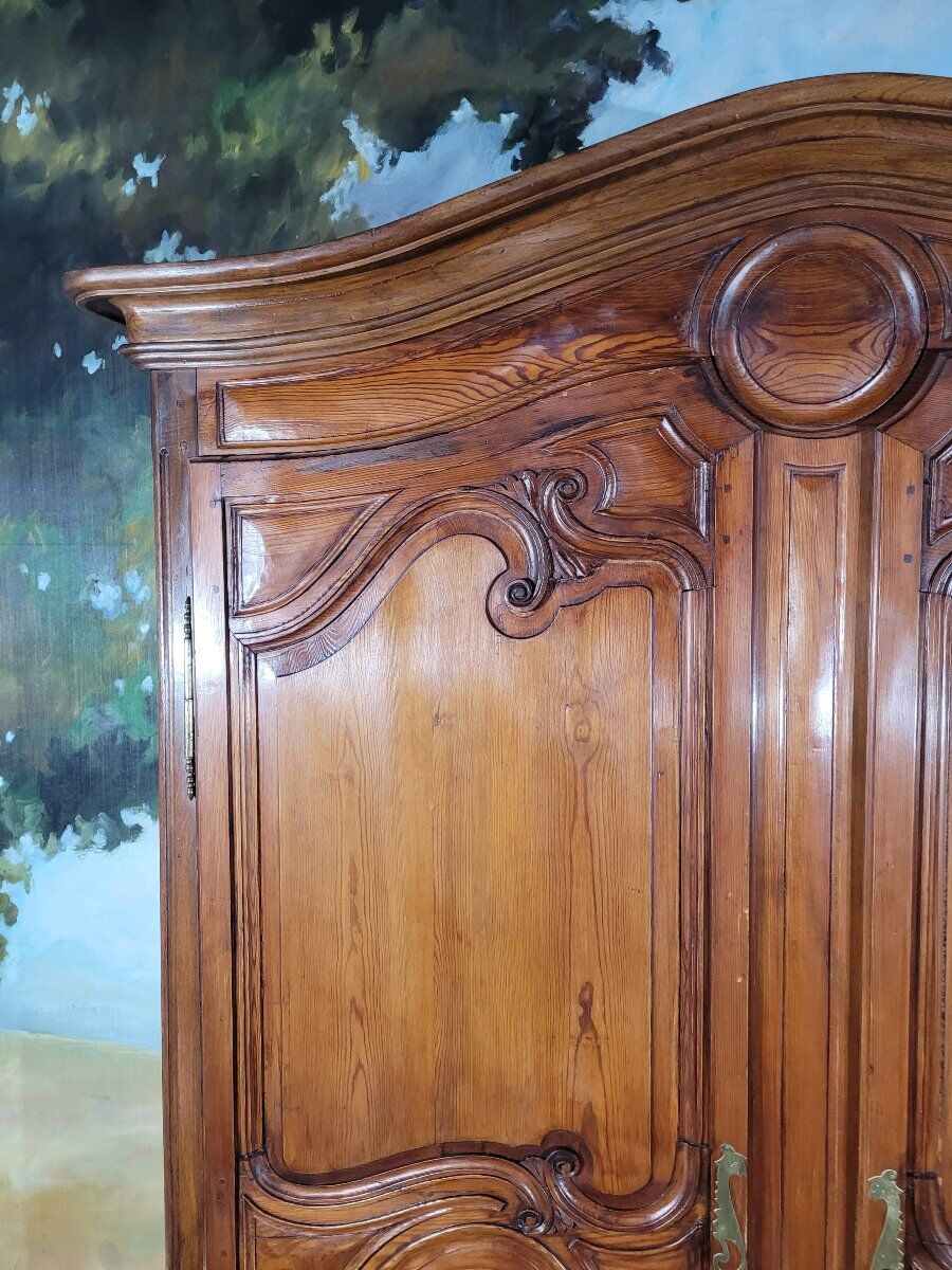 Mountain wardrobe in fir from the 19th century