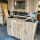 Buffet parisien Art Déco en bois naturel