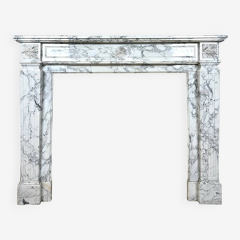 Louis XVI style marble fireplace