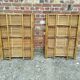 Pair of vintage bamboo shelves, 1970s