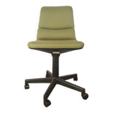 Green designer office armchair model s15 from Martin Stoll vintage 1970.