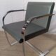 BRNO leather armchair, design by Mies Van Der Rohe