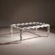 Brutalist Chain Link Coffee Table | France 1970s