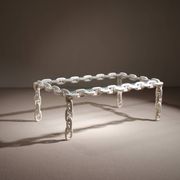 Brutalist Chain Link Coffee Table | France 1970s