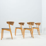 Set of four ‘no. 7’ dining chairs by helge sibast