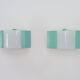 Pair of wall sconces Maison Arlus model Celine. Year 80