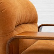 Italian Armchair Chenille 1970s