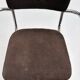 Chaises de salle à manger en métal de style Gispen (4), années 1970