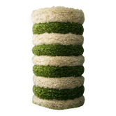Grand Vase Rayures Vert