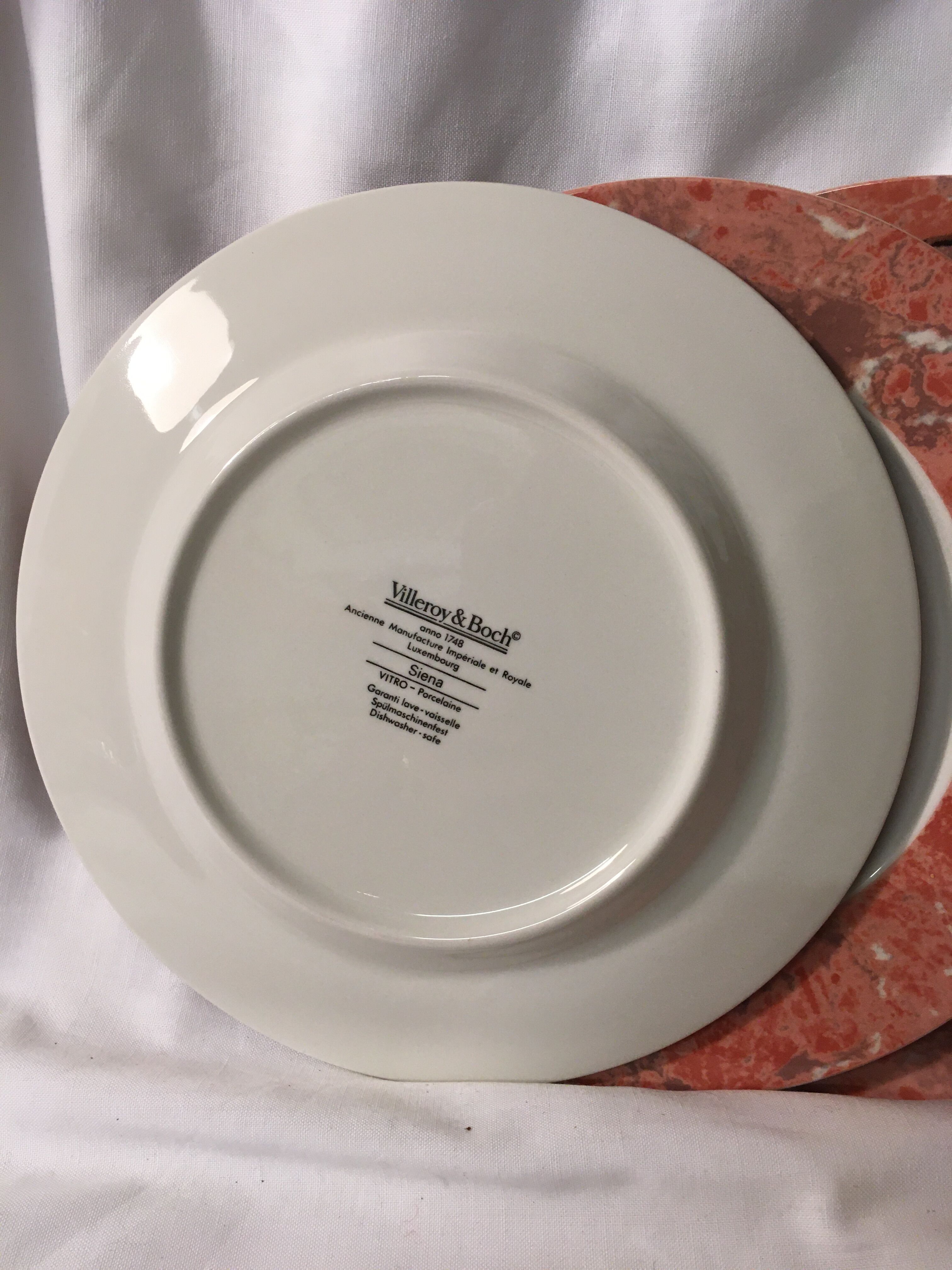 6 Dessert plates Villeroy and Boch model Siena