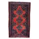 Tapis persan Senneh antique des années 1920 57 cm x 96 cm - 1C1248