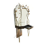 Triptych mirror dressing table by Henri Fernandez