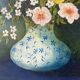 Bouquet painting oil on canvas 38X38