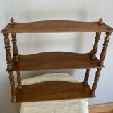 Napoleon III Wall Shelf in Walnut, 19th Century