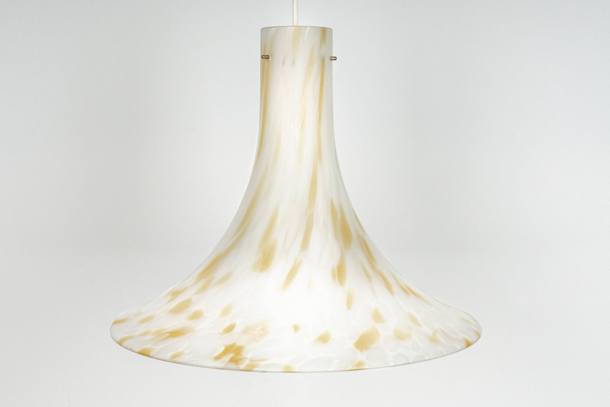 glass pendant by Peill & Putzler, Germany, 1970s