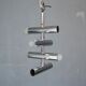 Chrome chandelier vintage 1970 swivel design
