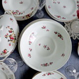 Antique table service in Limoges porcelain by F. Legrand, period A.