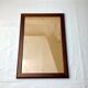 Dark wood frame