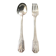 Boulenger cutlery with YR or RY monograms, silver-plated metal