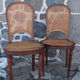 Pair of canes chairs
