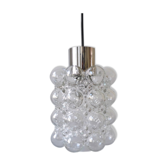 Bubble glass hanging lamp by Helena Tynell for Limburg Glashàtte, 1960s