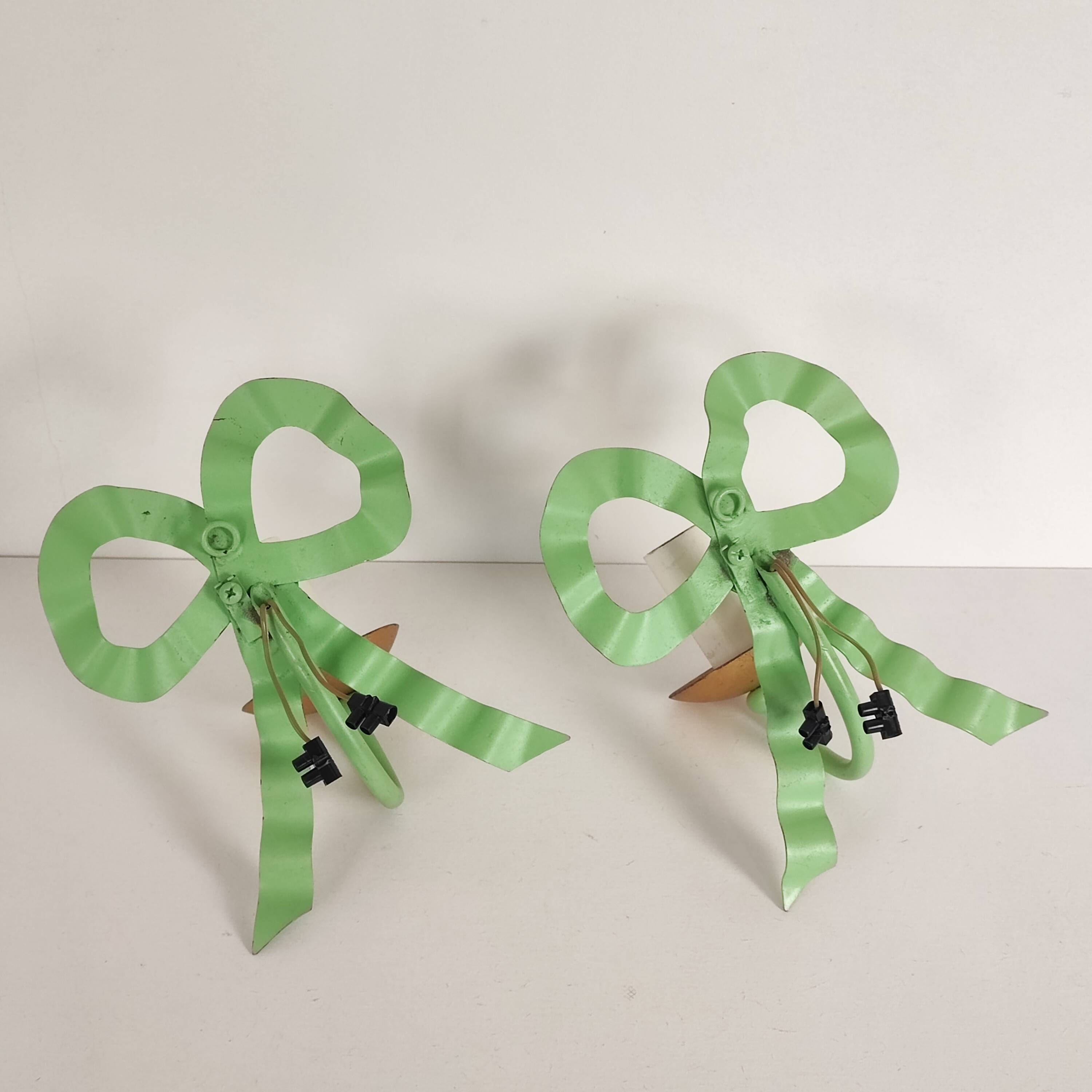 Pair of 50s wall lights