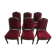 Suite de 6 chaises velours rouge Napoléon III