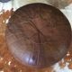 Pouf en cuir patchwork