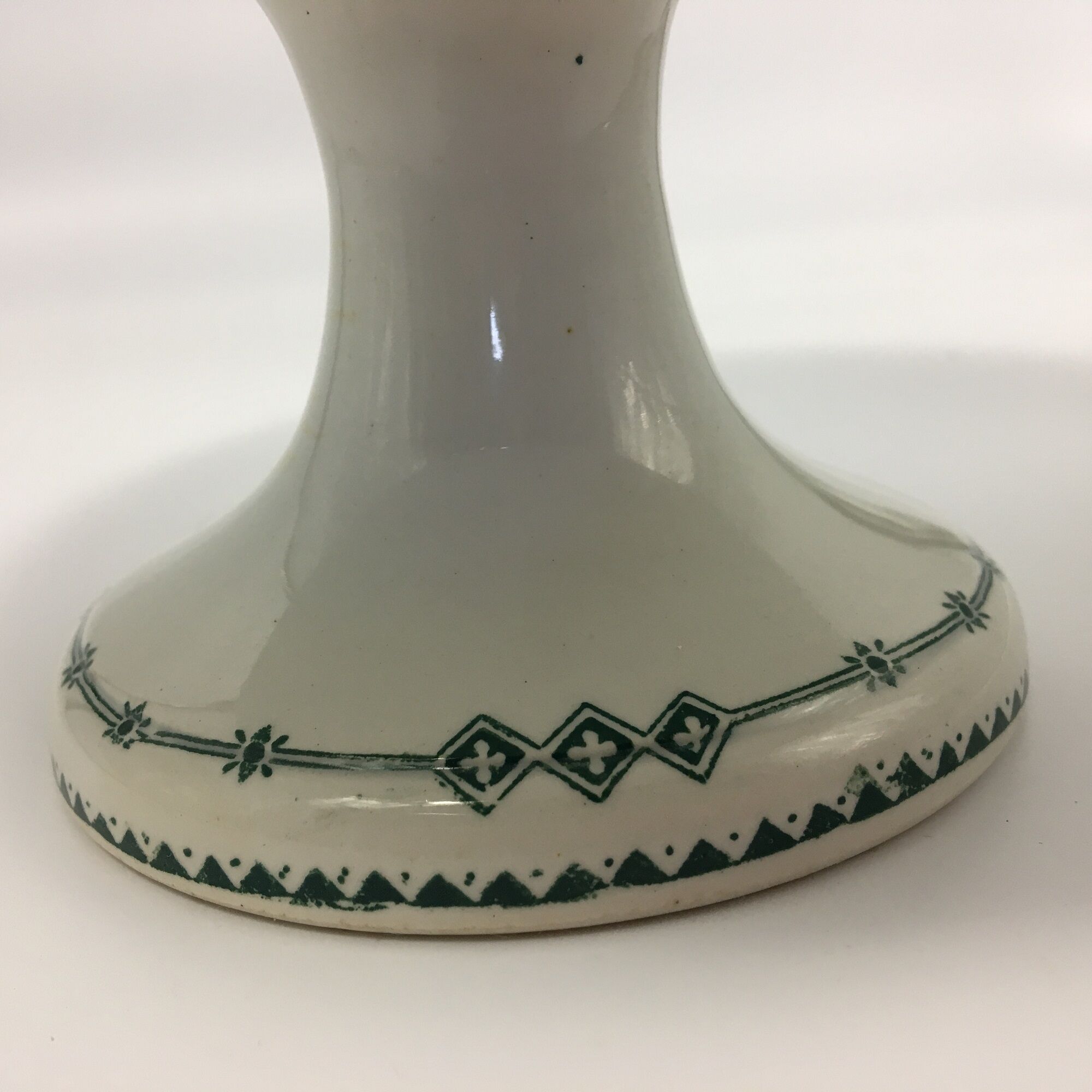 Old Compotier Stamped "Gien", Model "Russia", Vintage