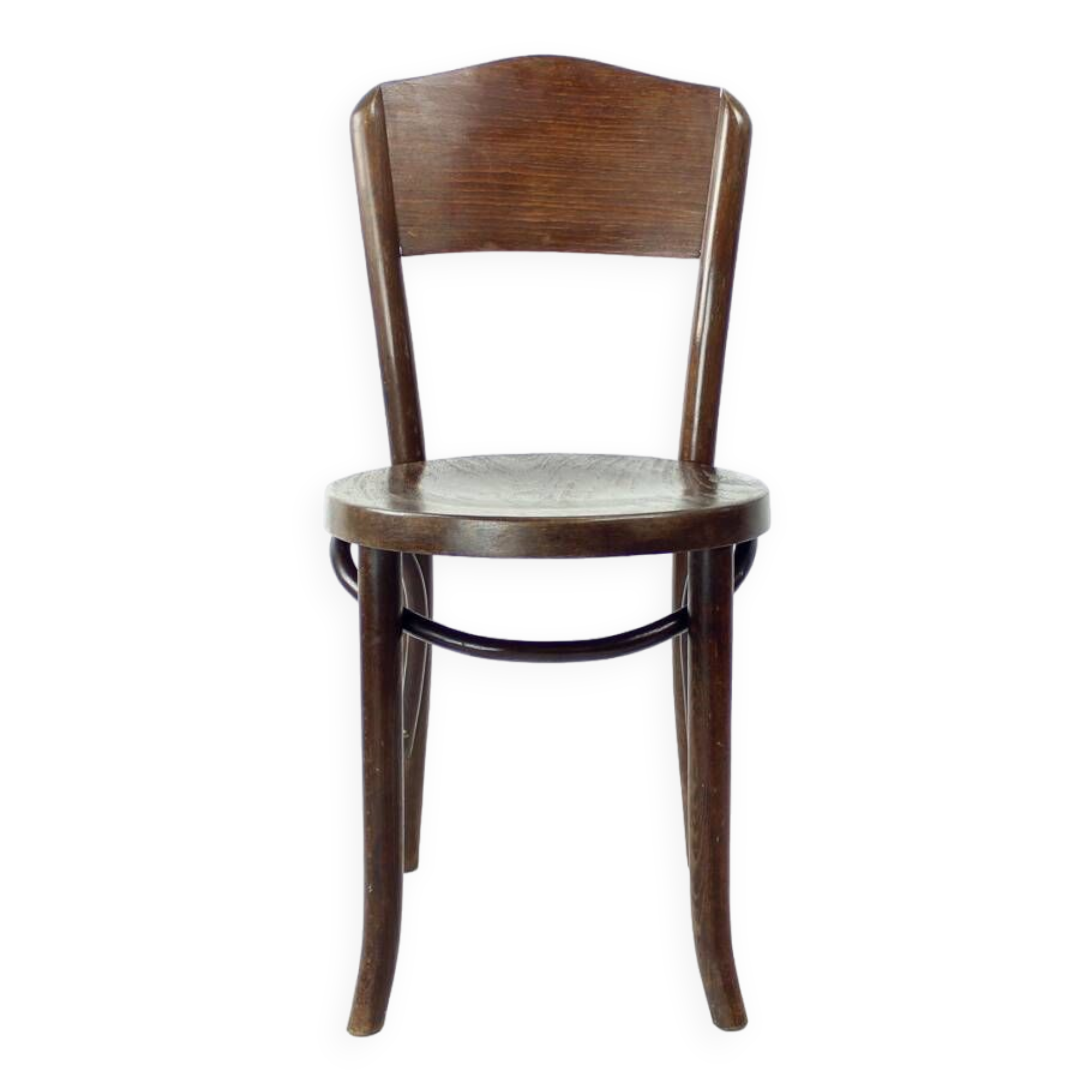 Chaise de bistro Thonet en bois courbé, Tchécoslovaquie 1940