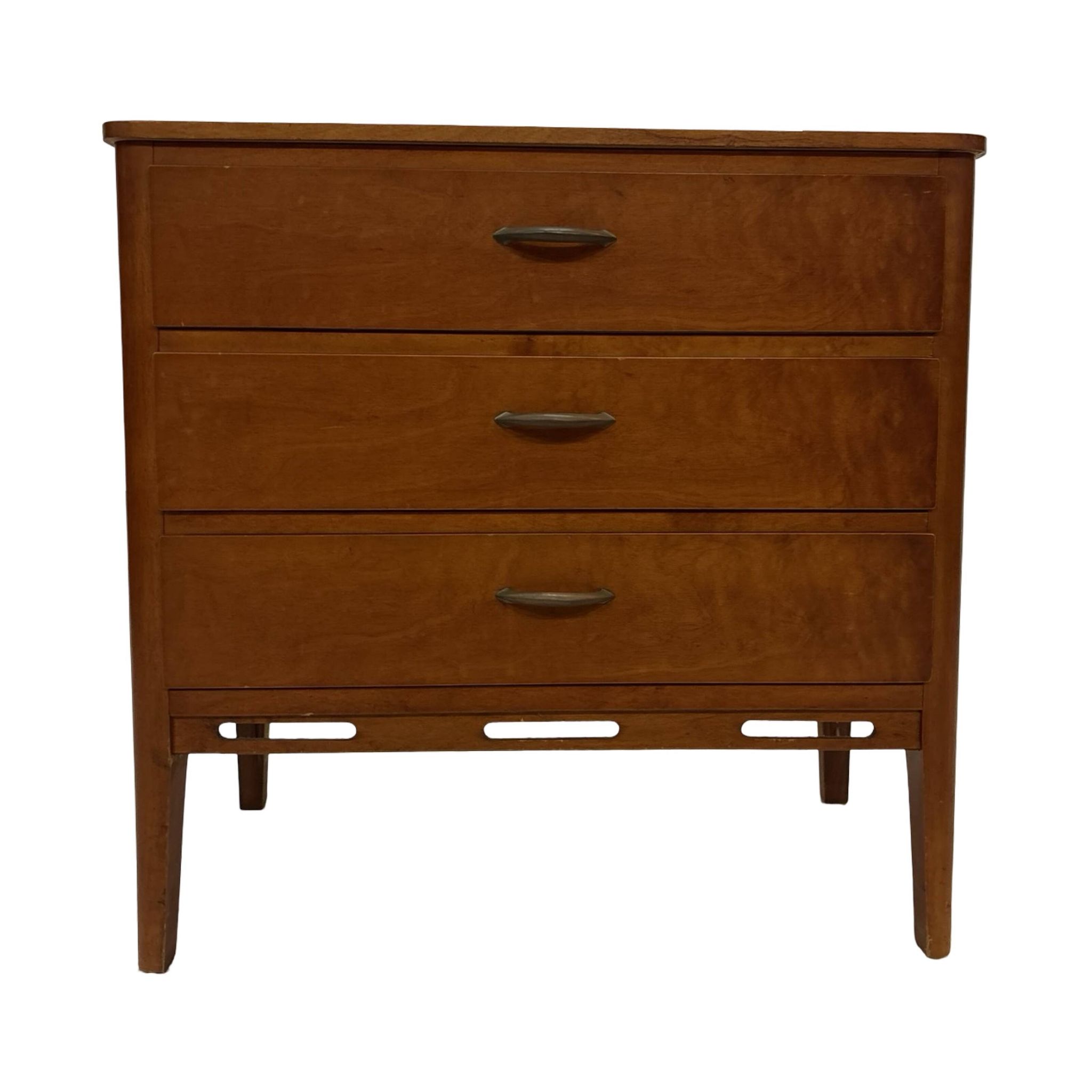 Vintage small Chest of Drawers Cabinet 1960s Oak Design