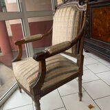 Paire fauteuil, style Louis XVI circa 1900