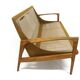 Scandinavian oak sofa, Johannes Andersen, Trensum, Sweden, 1960
