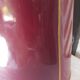 Paire d'abat jours bordeaux or