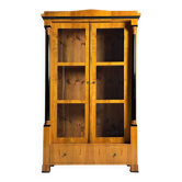 Vitrine Biedermeier allemande du 19e siècle