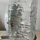 Square wall light ceiling fixture transparent glass vintage lamp