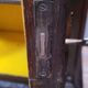 Italian Renaissance style caryatid bookcase in blackened wood