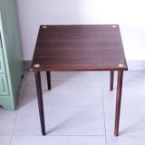 Small Scandinavian side table in rosewood by Georg Petersen