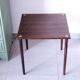 Petite table d'appoint scandinave en palissandre georg petersen